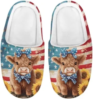 Kids Slippers Girls House Shoes Home Bedroom Fluffy Slippers Winter Soft Plush Slip On Shoe Indoor Warm