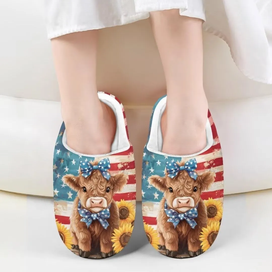 Kids Slippers Girls House Shoes Home Bedroom Fluffy Slippers Winter Soft Plush Slip On Shoe Indoor Warm