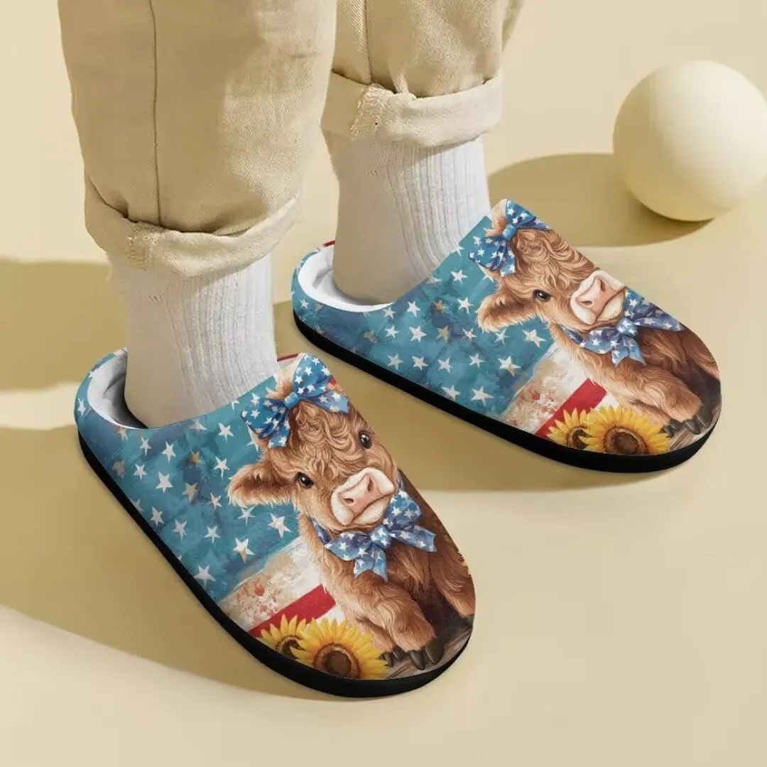 Kids Slippers Girls House Shoes Home Bedroom Fluffy Slippers Winter Soft Plush Slip On Shoe Indoor Warm