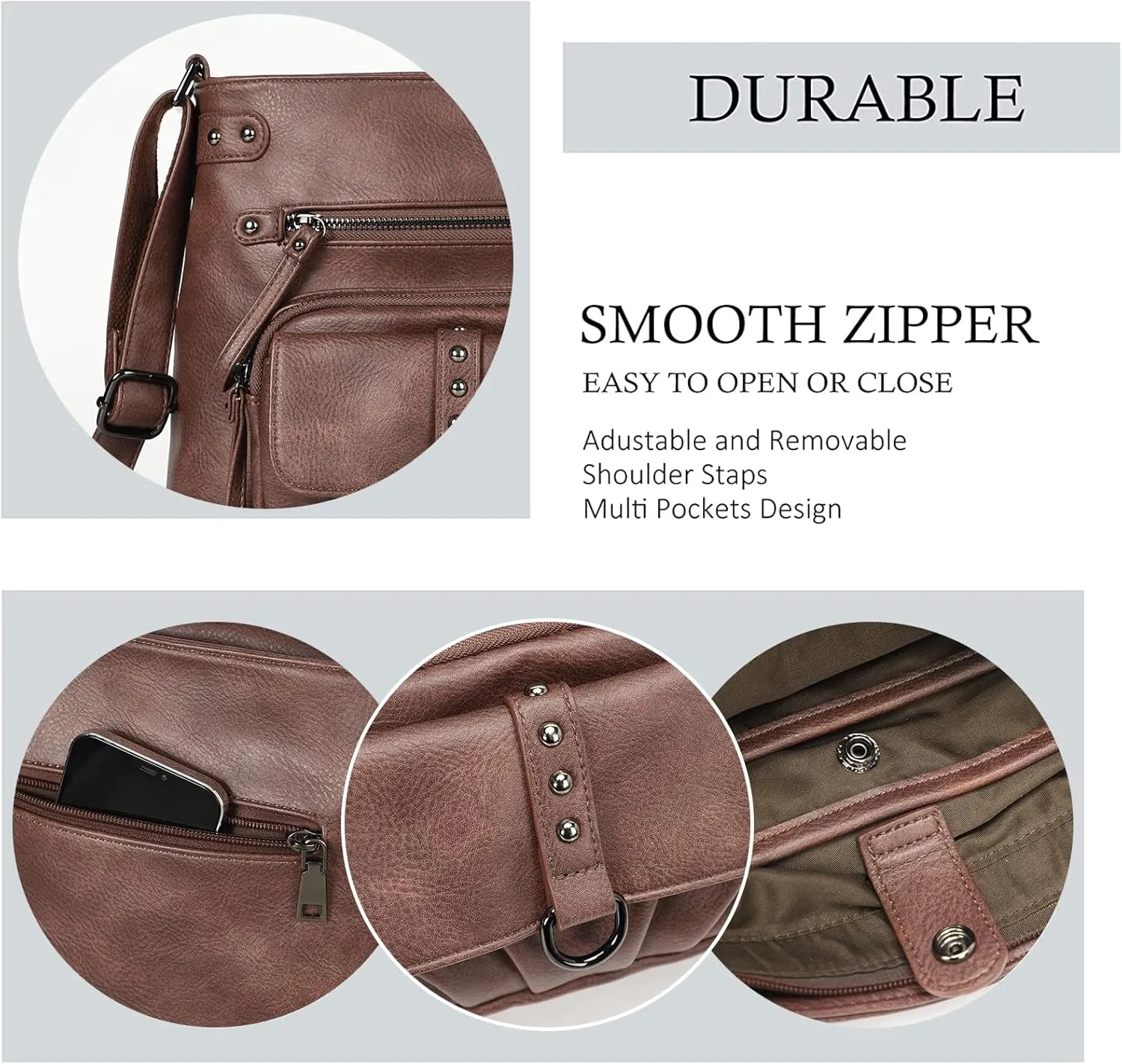 KL928 Crossbody Bags for Women Shoulder Handbags Sling Bag Soft FAUX Leather Shoulder Purses
