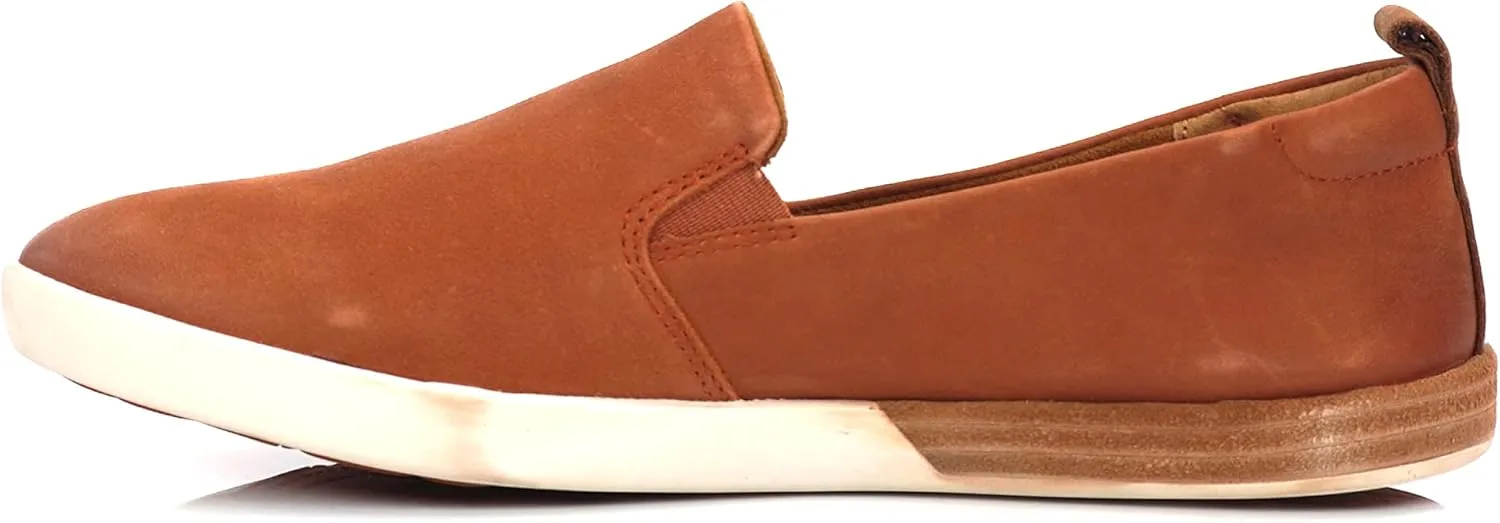 KORK-EASE Peyton Women's Slip-On - Hand-Finished Leather with Inset Stacked Heel Detail for a Unique Look
