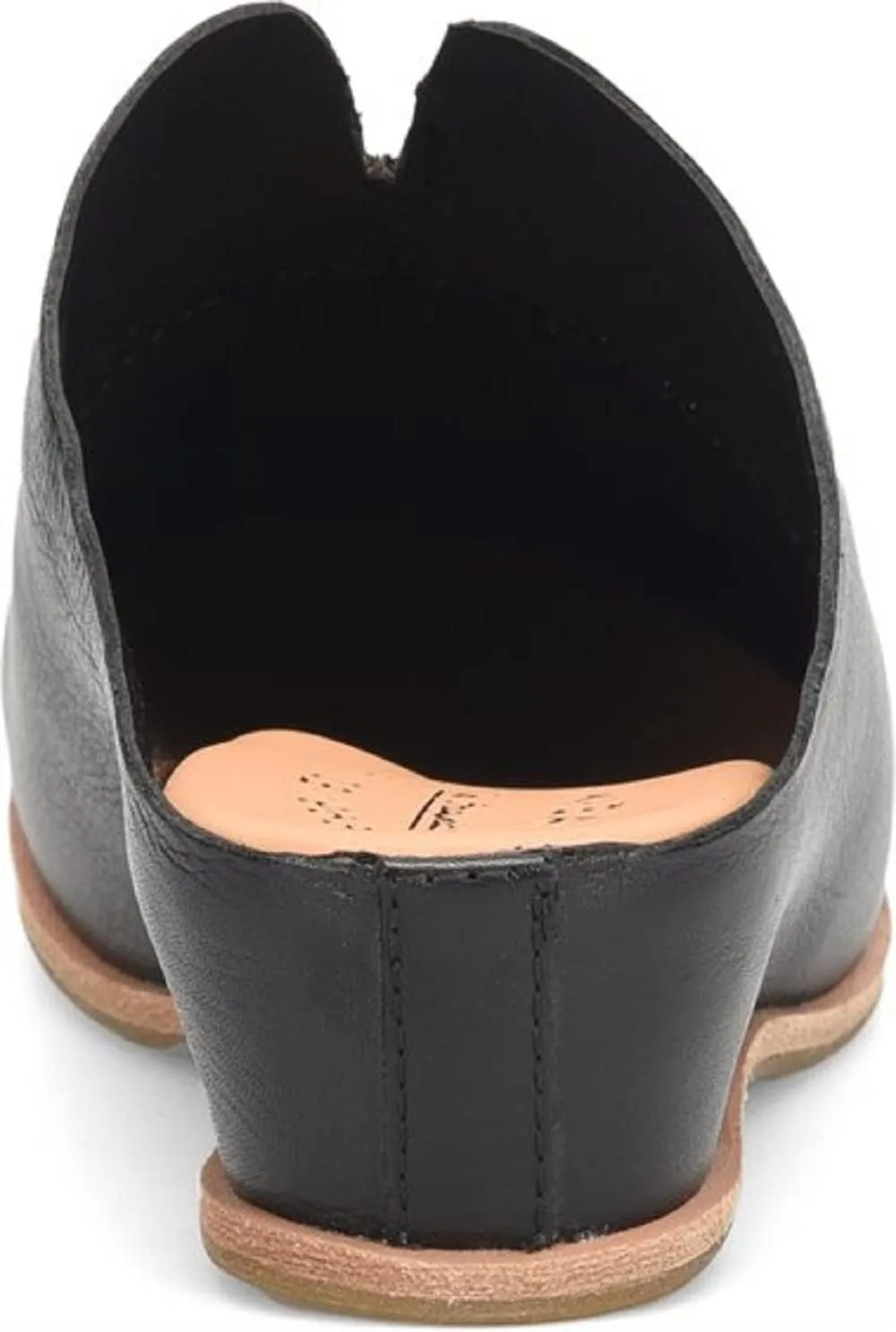 KORK-EASE Women's para Slip-On Leather Clog Flats with Comfort Cushioned Footbed