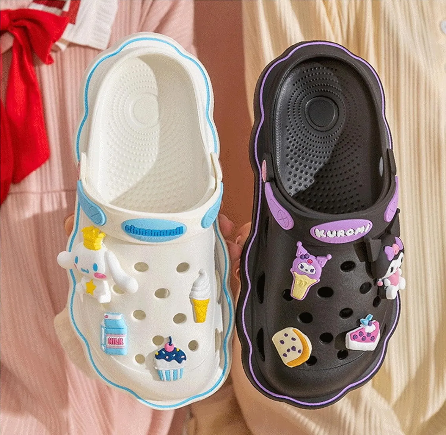 Kuromi Clogs Slip on Water Shoes Casual Summer for Adults