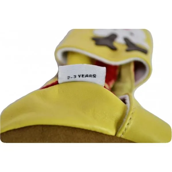 Litiquet Slip-on Soft Sole Infant Shoe-2-3 Years-Yellow Reindeer