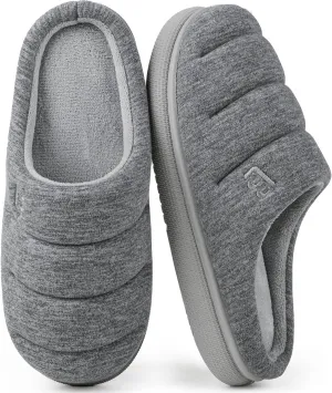 LongBay Women's House Slippers Ultra-Soft Memory Foam Bedroom Shoes Slip On Clogs for Indoor Outdoor