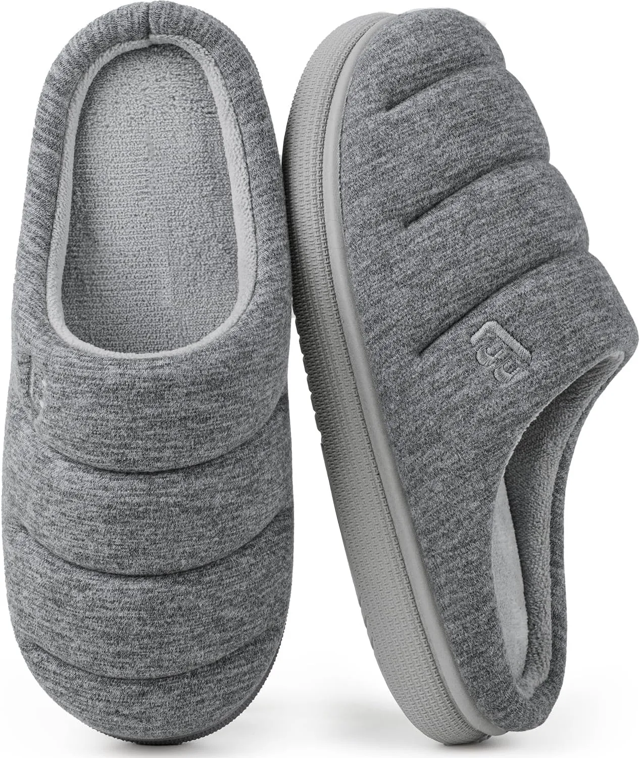 LongBay Women's House Slippers Ultra-Soft Memory Foam Bedroom Shoes Slip On Clogs for Indoor Outdoor