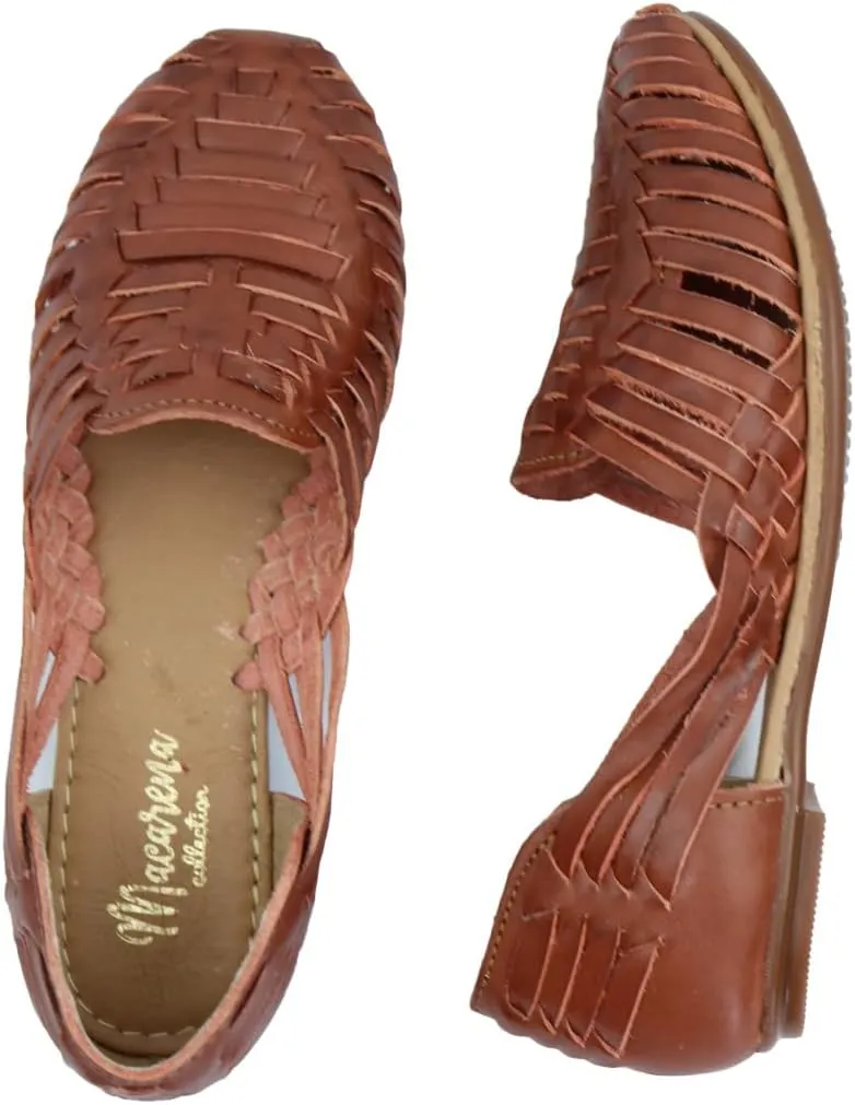 Macarena Collection Huarache Sandal Colorful Leather Mexican Style 2120