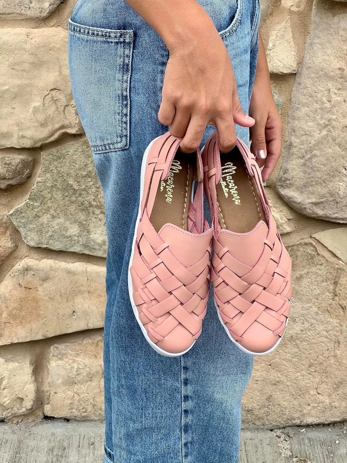 Macarena Collection Sandals women Huarache Sandal Colorful Leather Mexican Style Comfortable skin Model 2215