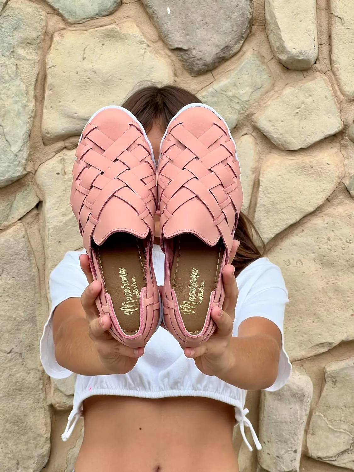 Macarena Collection Sandals women Huarache Sandal Colorful Leather Mexican Style Comfortable skin Model 2215