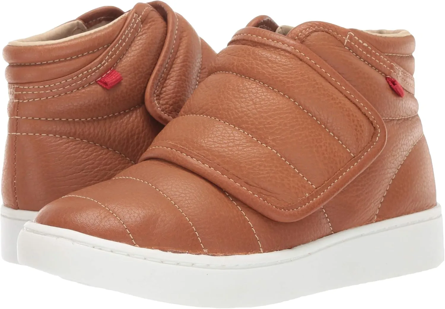 Marc Joseph New York Unisex-Child Kids Boys/Girls Leather Made in Brazil Hightop Velcro Sneaker