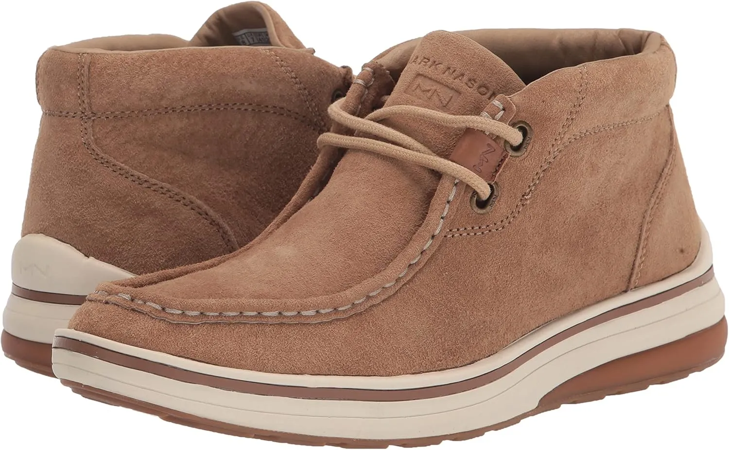 Mark Nason Men's 2 Eye Suede Wallabee Slip-On