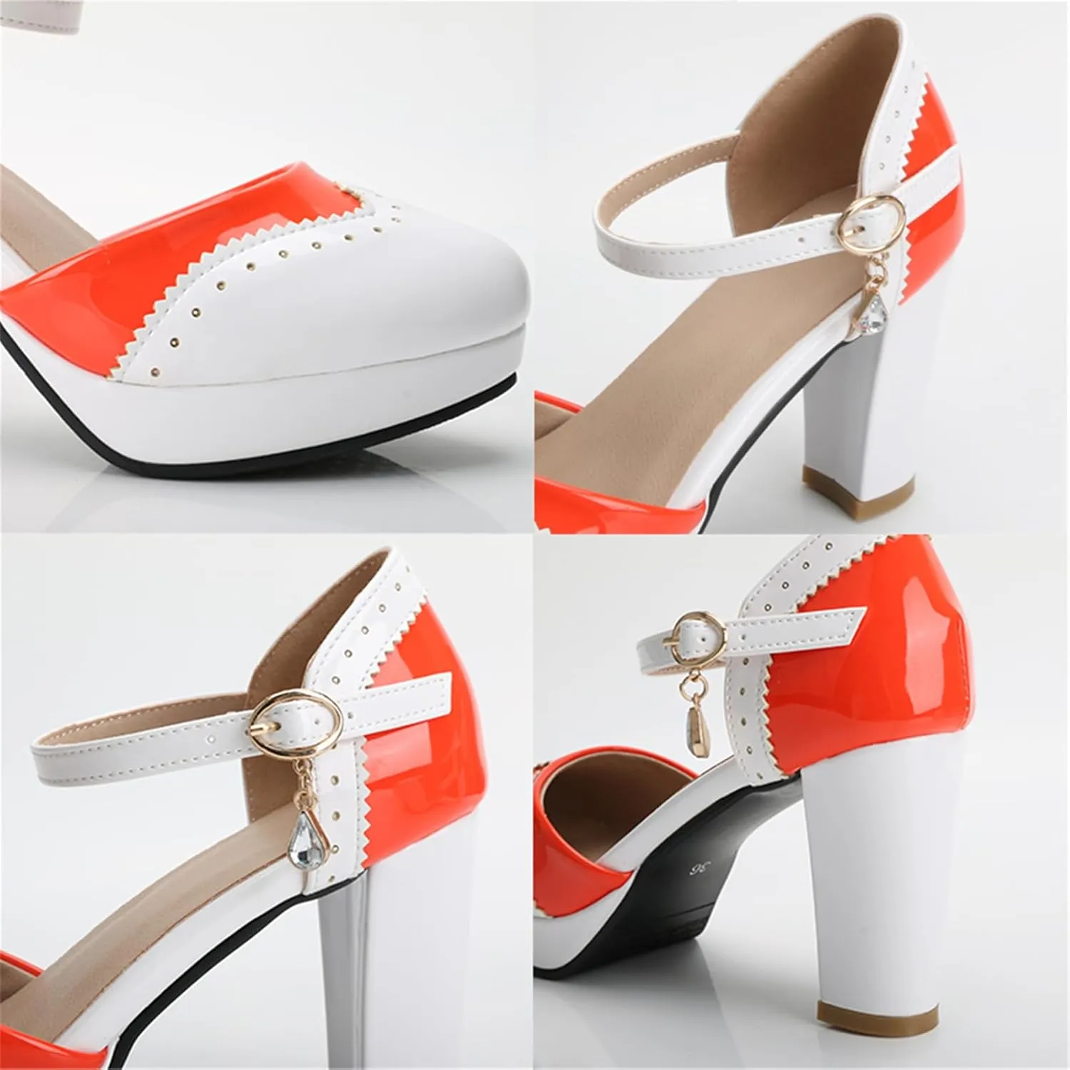 Mary Janes for Women Platform Heels Bow Kawaii Shoes Vintage Dress Pumps
