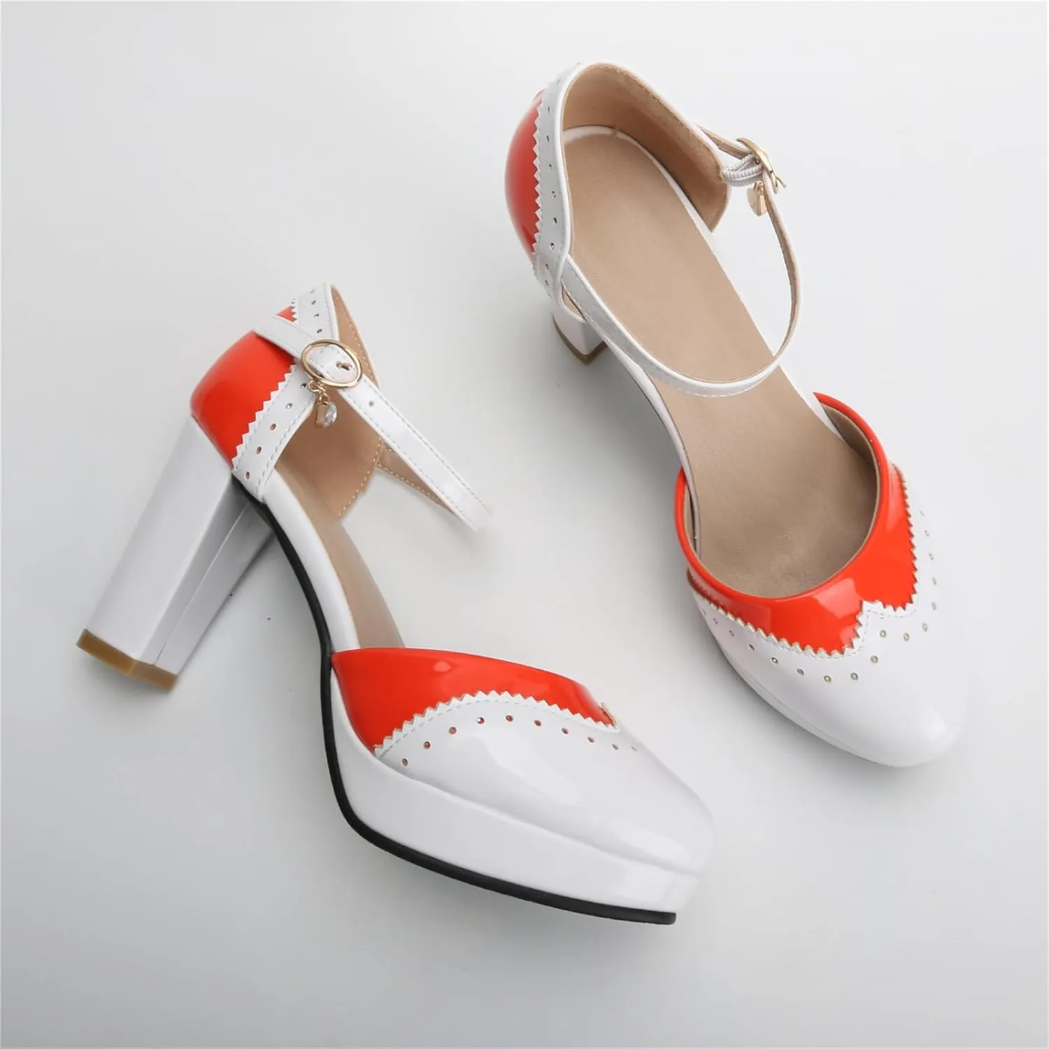 Mary Janes for Women Platform Heels Bow Kawaii Shoes Vintage Dress Pumps