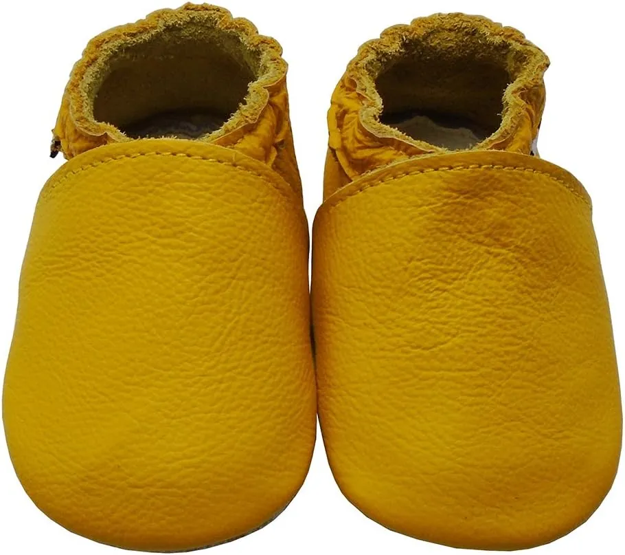 Mejale Baby Infant Toddler Shoes Slip-on Soft Sole Leather Moccasins Pre-Walkers