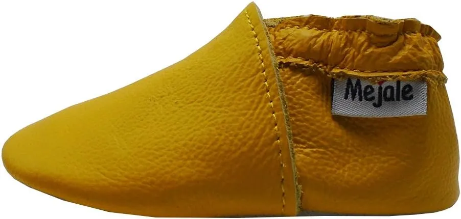 Mejale Baby Infant Toddler Shoes Slip-on Soft Sole Leather Moccasins Pre-Walkers