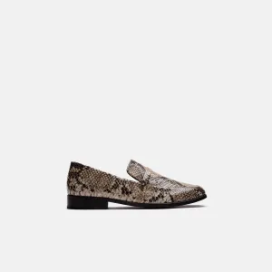 Melanie Loafer with Band - Embossed Snake Calf