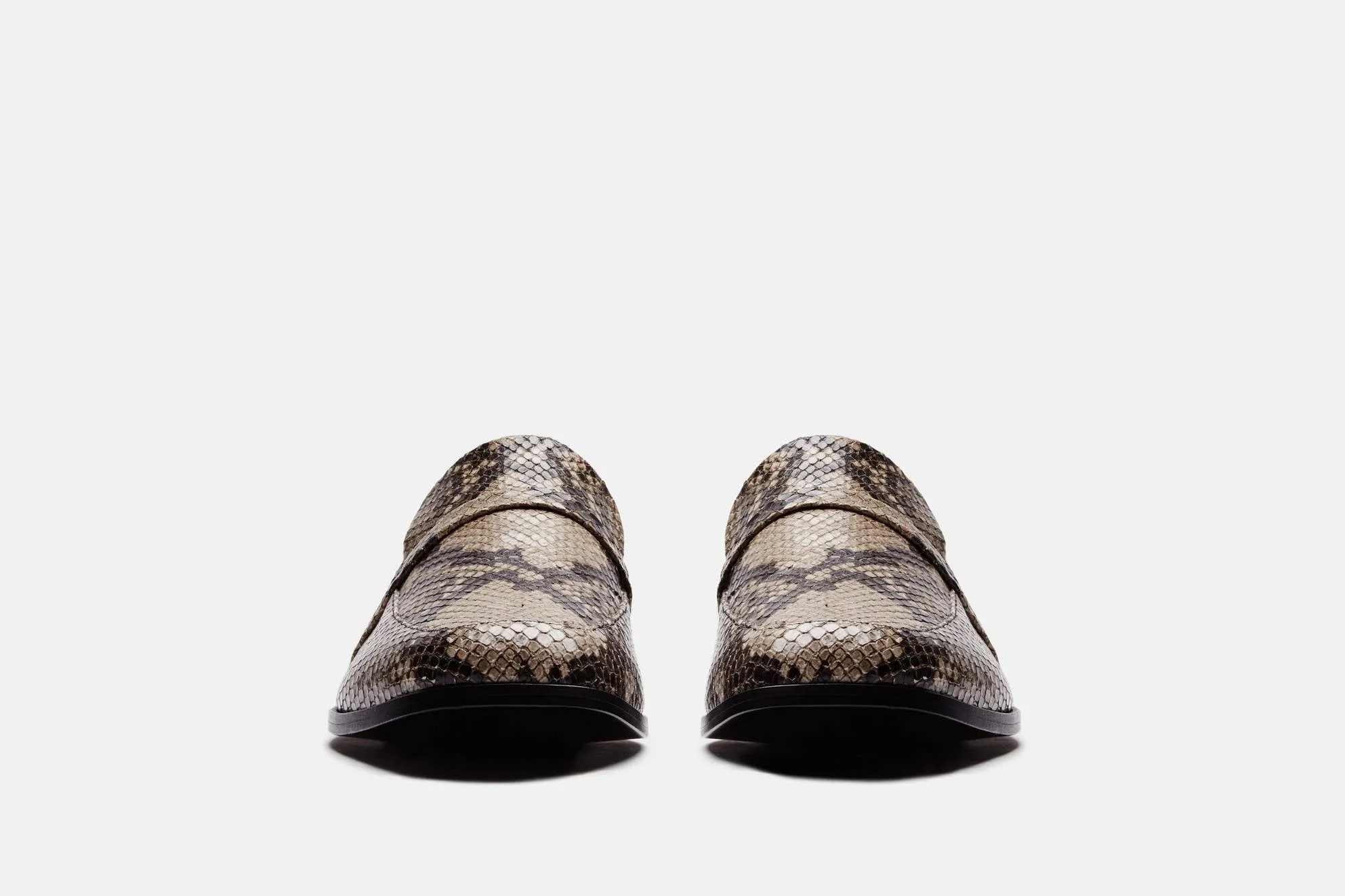 Melanie Loafer with Band - Embossed Snake Calf