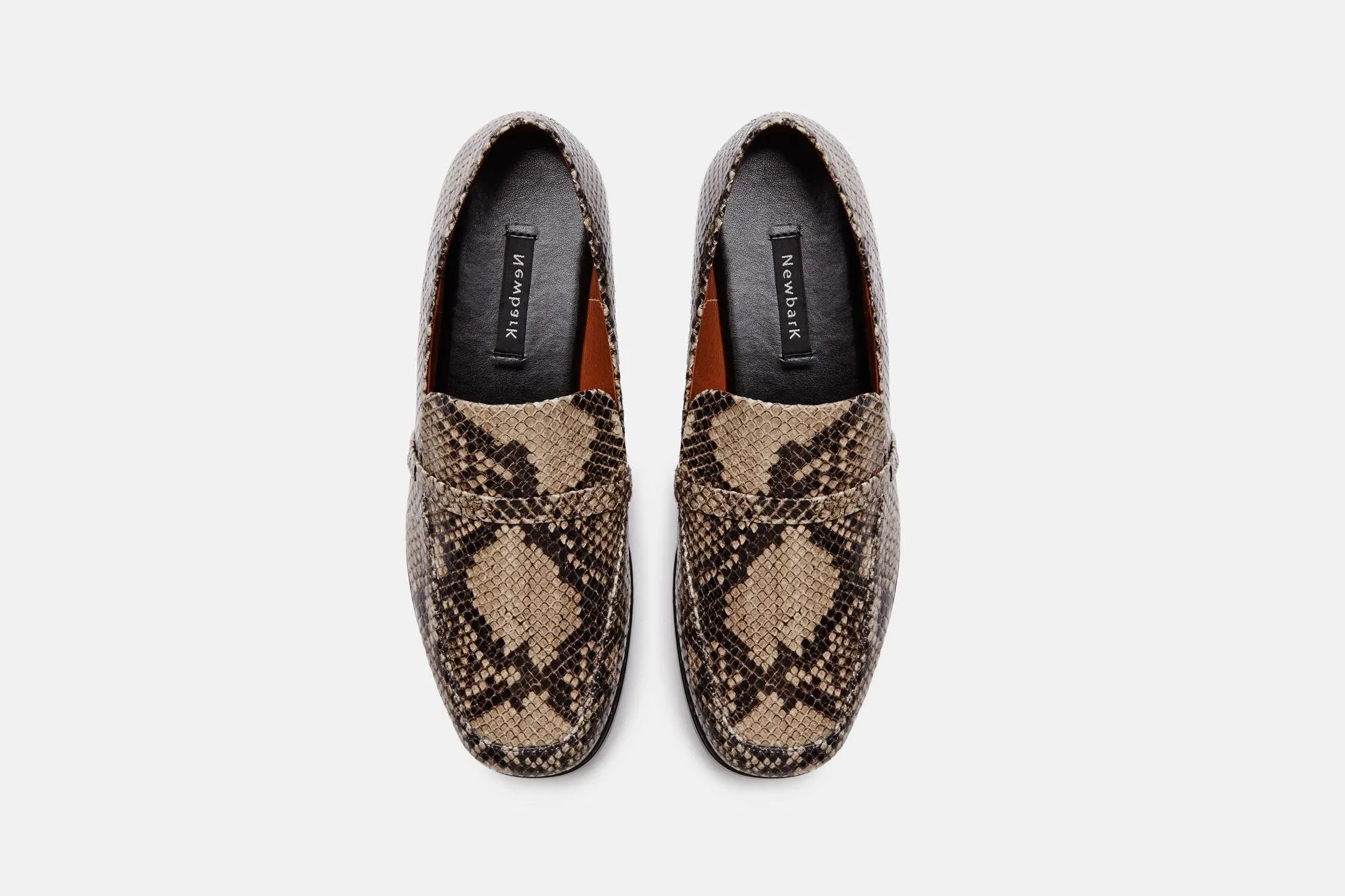 Melanie Loafer with Band - Embossed Snake Calf