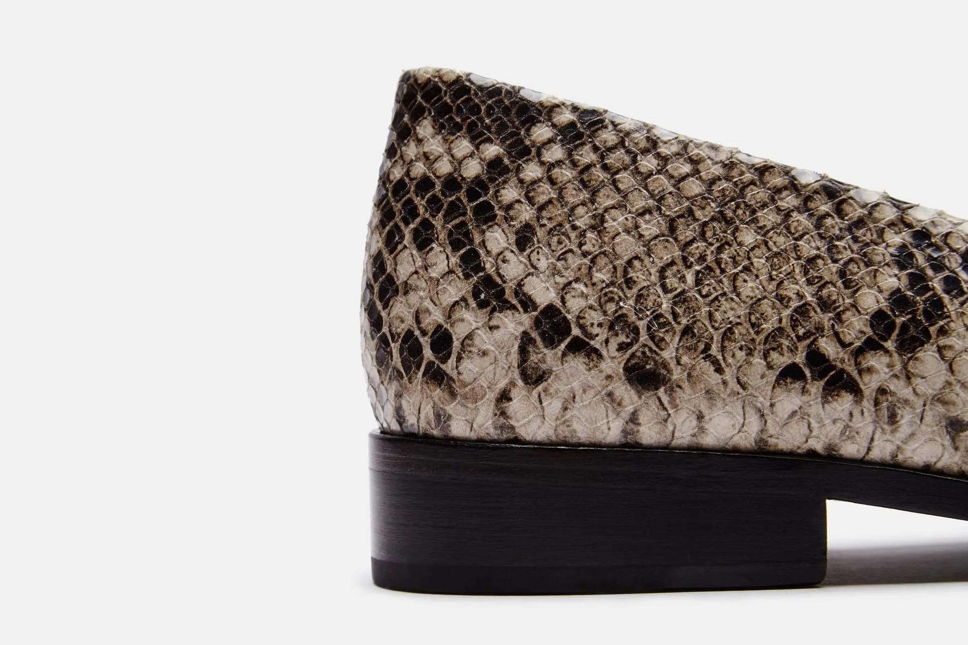 Melanie Loafer with Band - Embossed Snake Calf