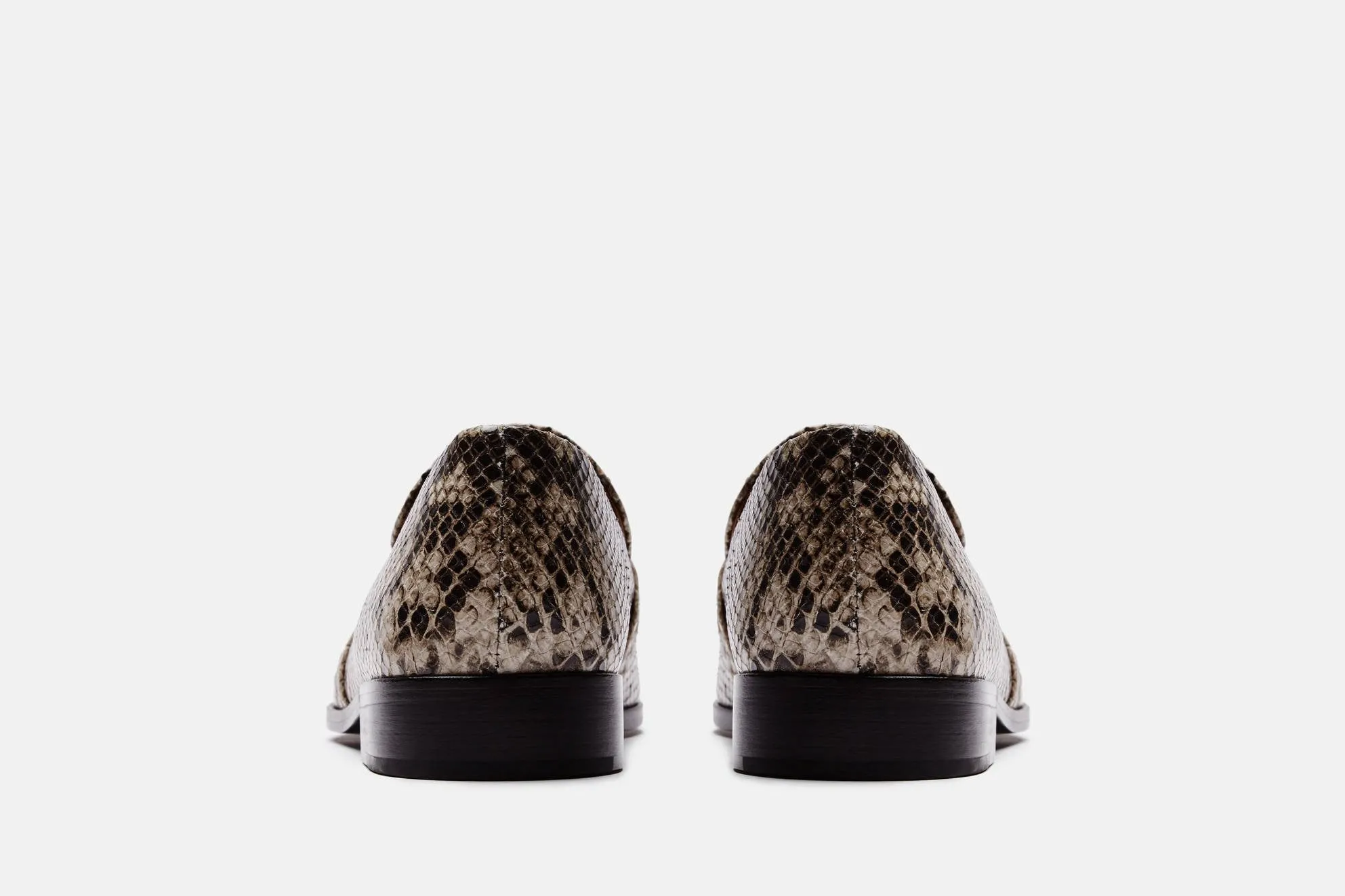 Melanie Loafer with Band - Embossed Snake Calf