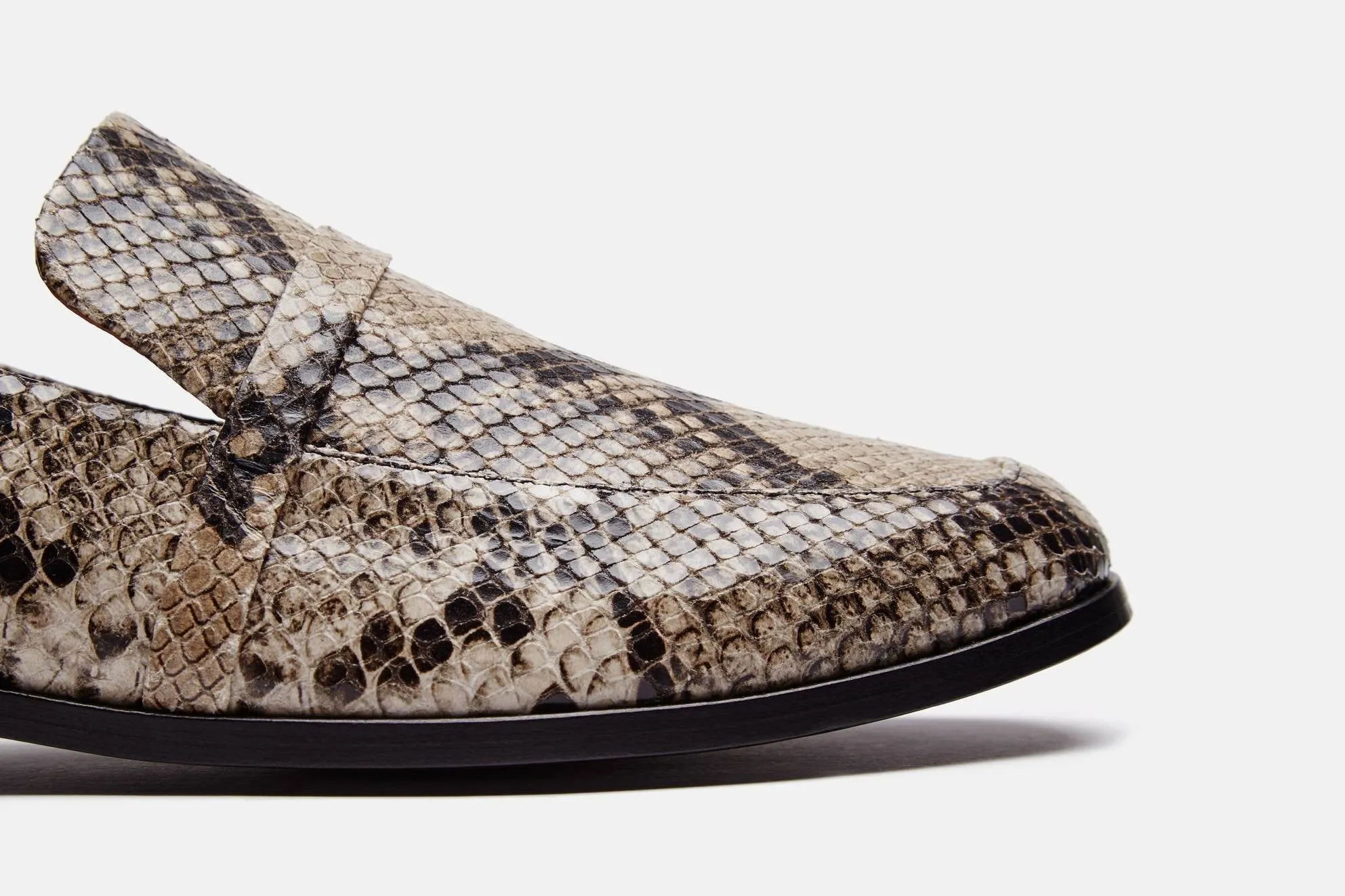 Melanie Loafer with Band - Embossed Snake Calf