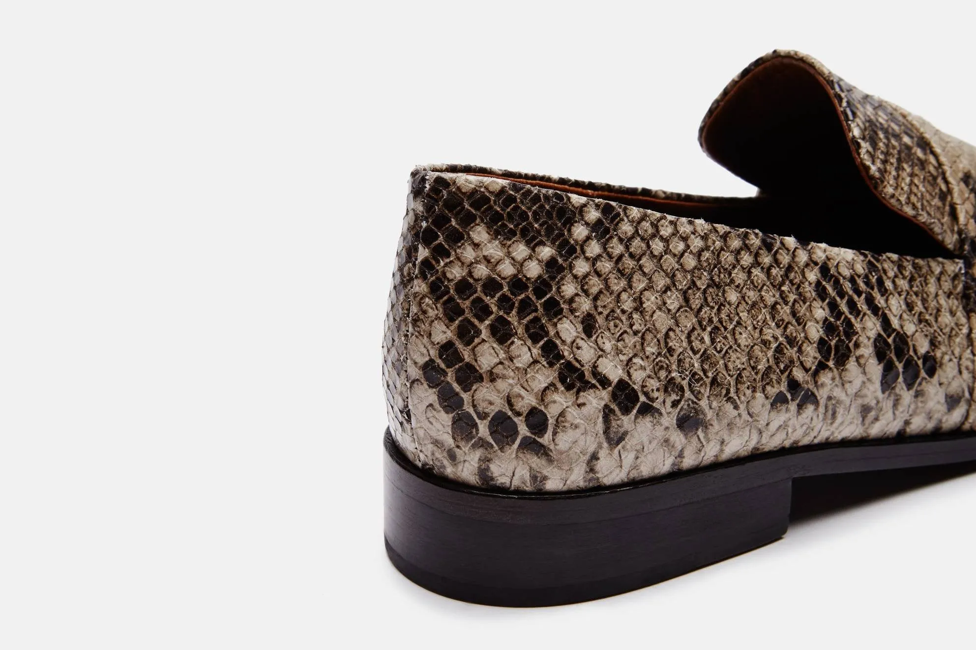 Melanie Loafer with Band - Embossed Snake Calf