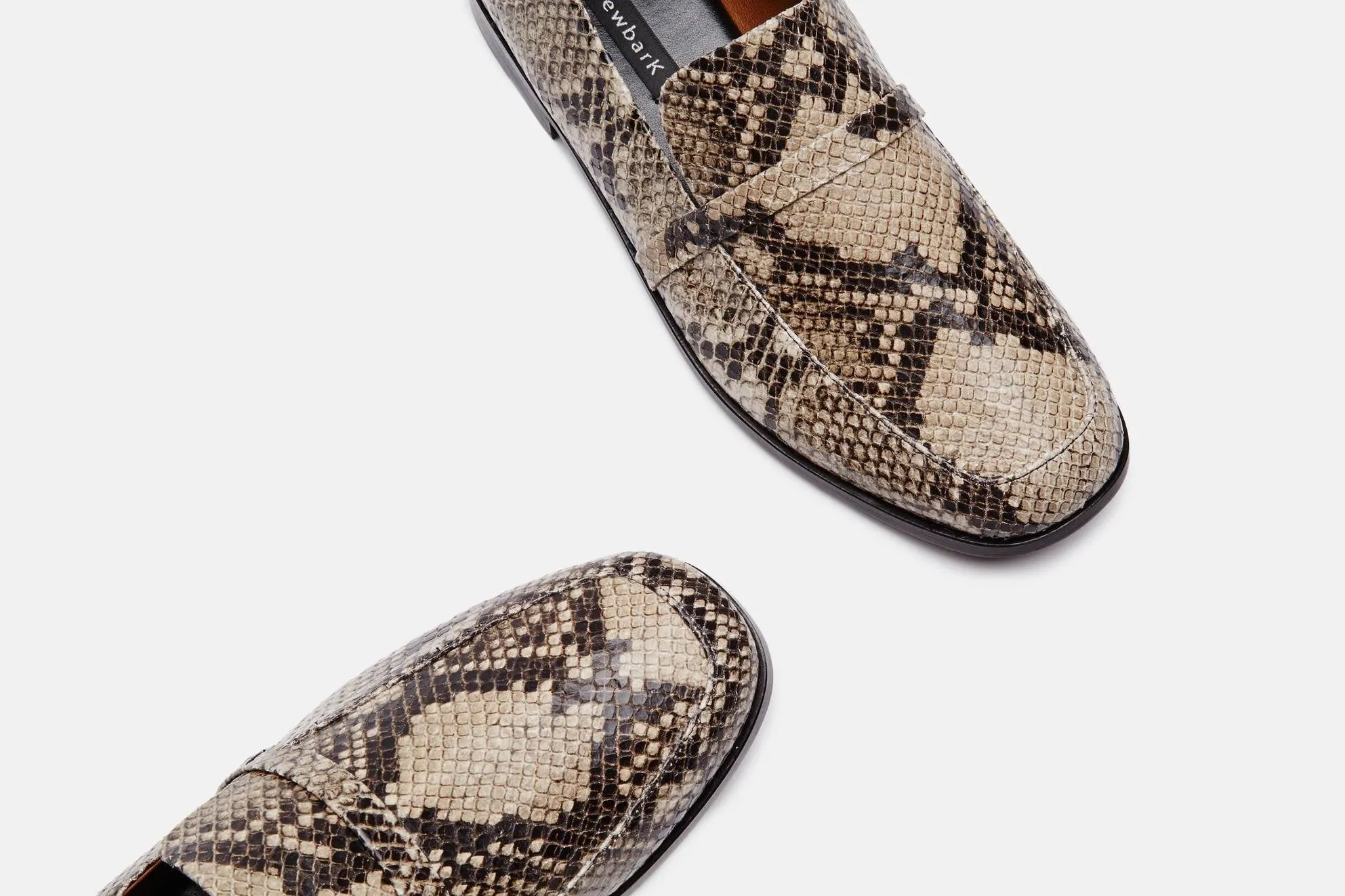 Melanie Loafer with Band - Embossed Snake Calf