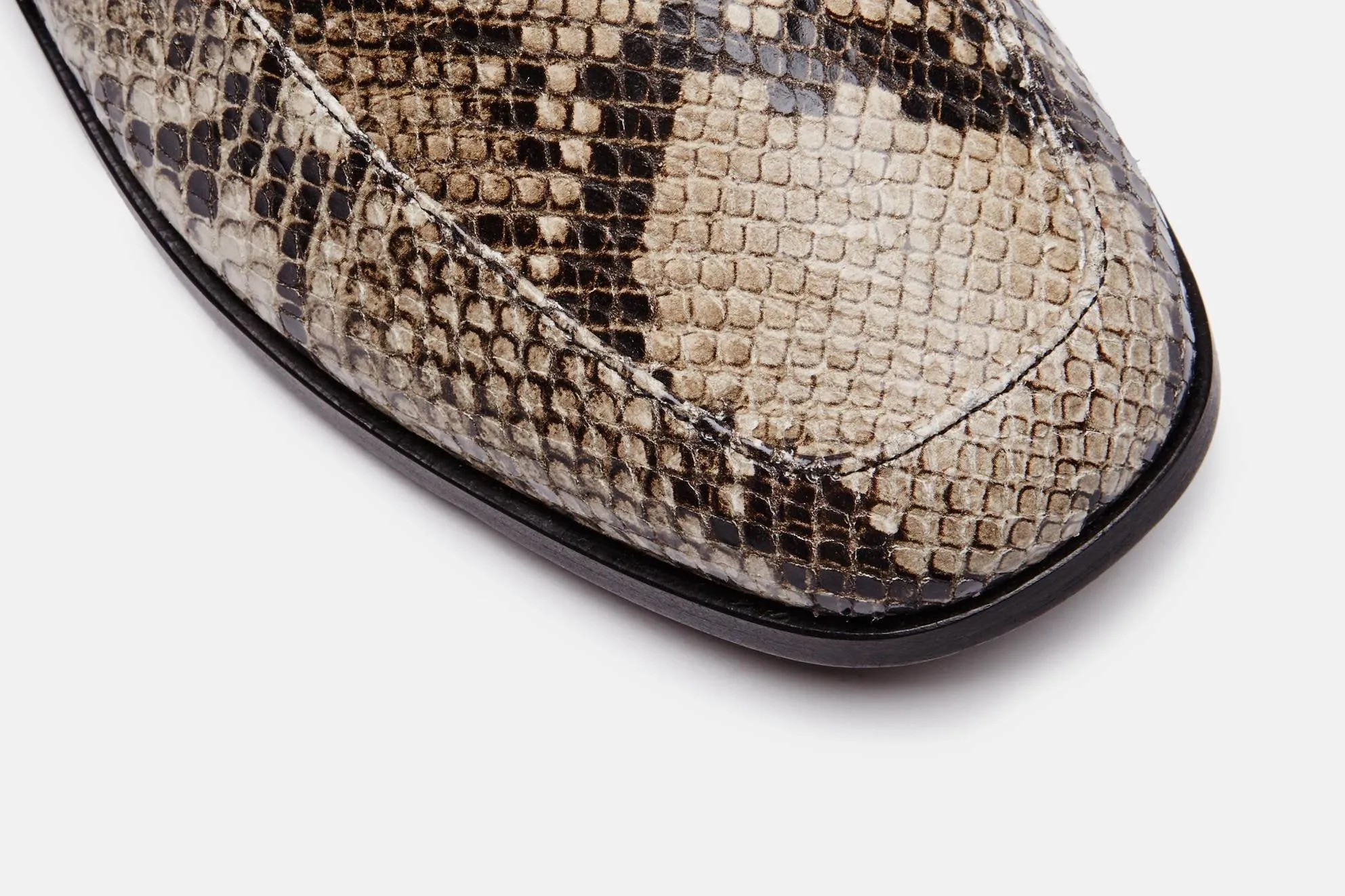 Melanie Loafer with Band - Embossed Snake Calf