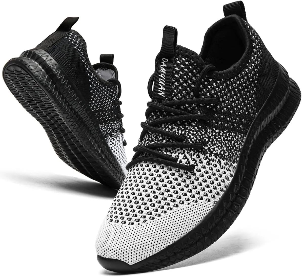 Men Slip On Running Sneakers Tennis Lightweight Non-Slip Athletic Shoes Cushioned Comfort for Walking Gym Fitness & Daily Training Leisure Sports