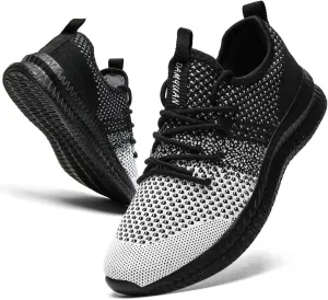 Men Slip On Running Sneakers Tennis Lightweight Non-Slip Athletic Shoes Cushioned Comfort for Walking Gym Fitness & Daily Training Leisure Sports