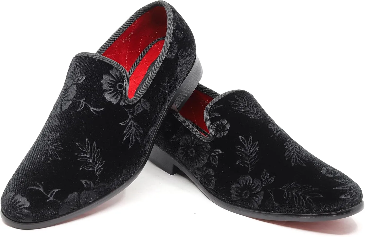 Men's Fashion Floral Dress Tuxedo Loafers Slip On Shoes SM-69