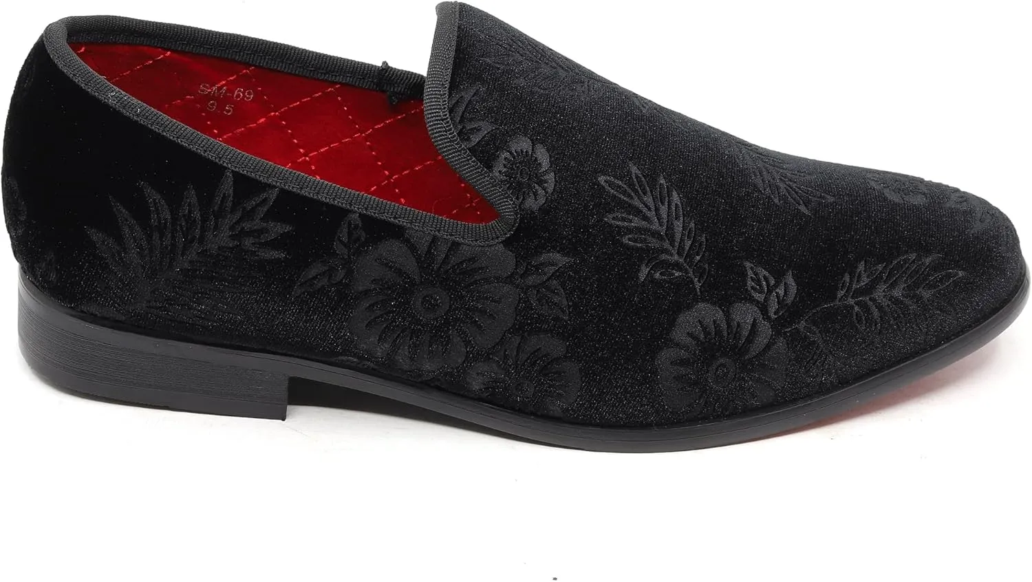 Men's Fashion Floral Dress Tuxedo Loafers Slip On Shoes SM-69