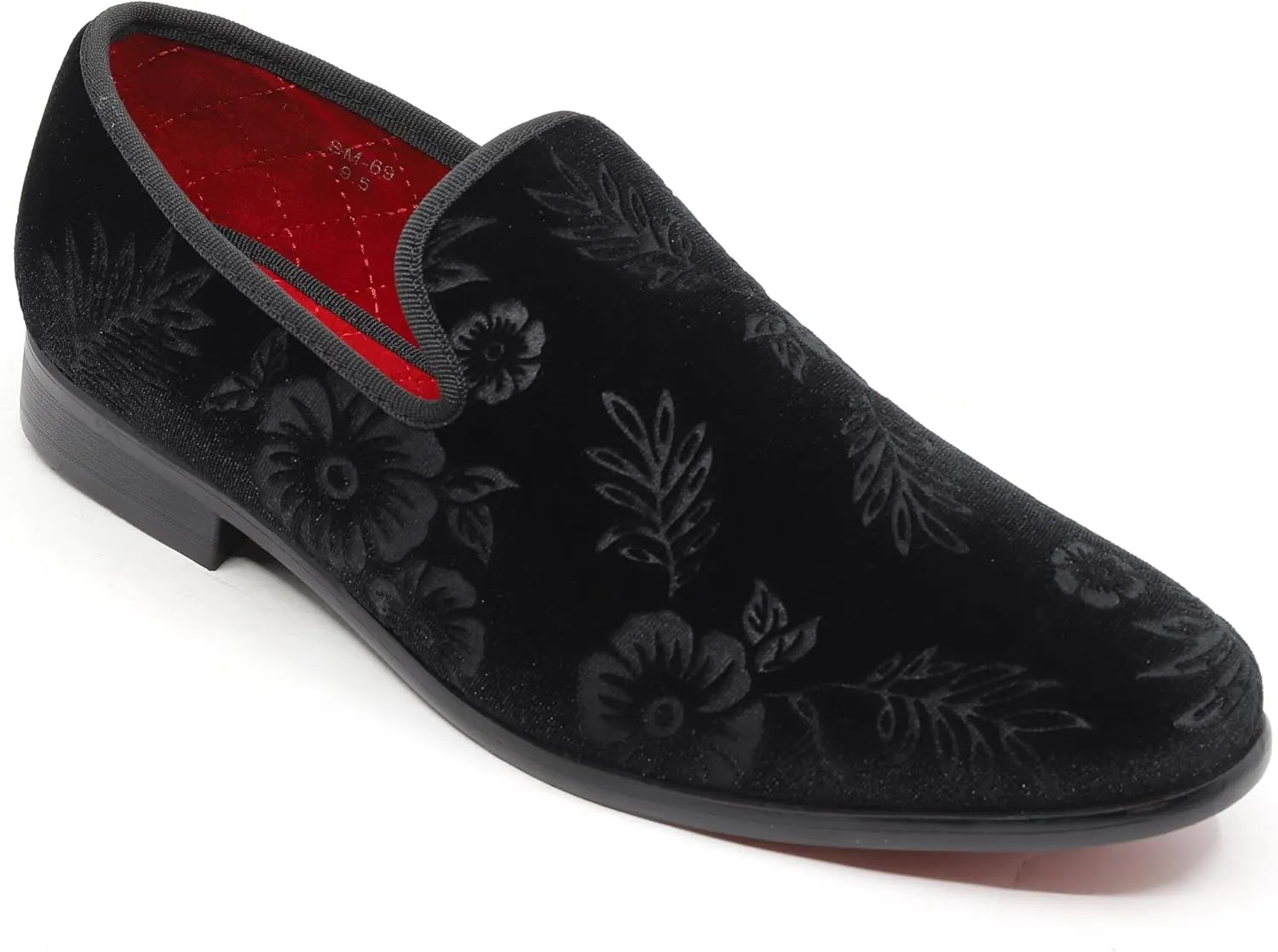 Men's Fashion Floral Dress Tuxedo Loafers Slip On Shoes SM-69