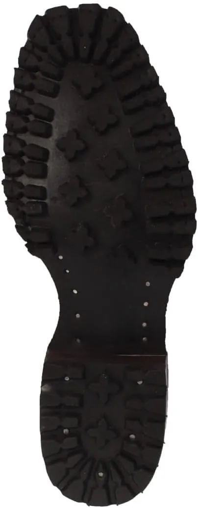 Mens Gray Leather Motorcycle Boots Crocodile Tail Print Square Toe