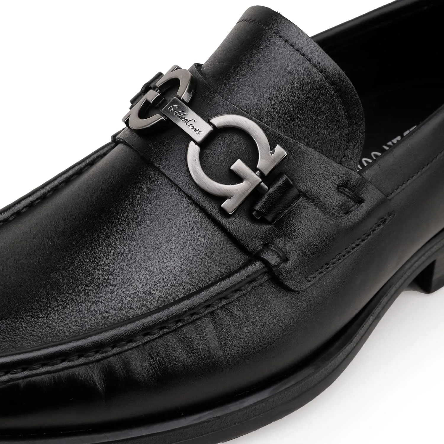 Men's Luxury Coffee Leather Penny Loafers, Classic Fashion Handmade Dress Shoes Casual Slip-on Loafer for Mens