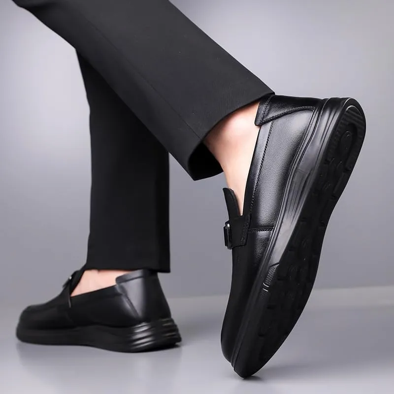 Mens Oxfords Shoes Modern Genunie Leather Brogues Fashion Business Casual Derby Wedding Tuxedo Shoes for Men