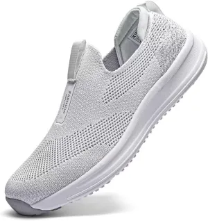 Men's Running Shoes Casual Slip on Walking Tennis Gym Sneakers Lightweight Breathable Mesh Workout Sports Soft Sole