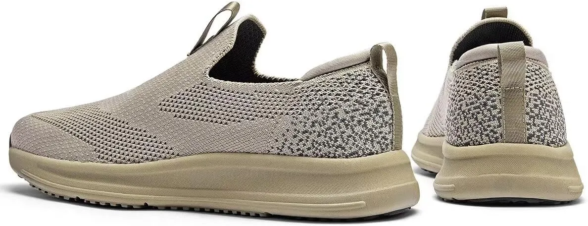 Men's Running Shoes Casual Slip on Walking Tennis Gym Sneakers Lightweight Breathable Mesh Workout Sports Soft Sole