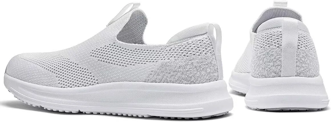 Men's Running Shoes Casual Slip on Walking Tennis Gym Sneakers Lightweight Breathable Mesh Workout Sports Soft Sole