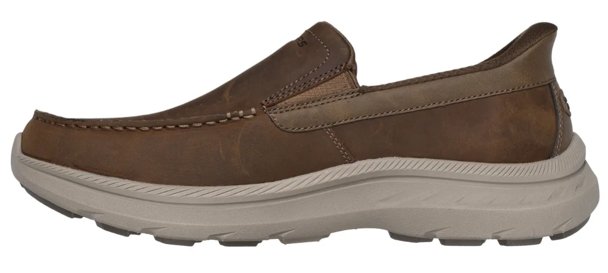 MEN'S SKECHERS SLIP-IN RELAXED FIT: POLLARD - OSGOOD | DESERT