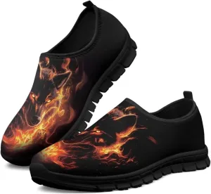 Mens Slip On Walking Shoes Lightweight Fashion Casual Shoes for Men Breathable Mesh Leisure Loafers Non Slip Soft Sneakers SizeUS 5-14