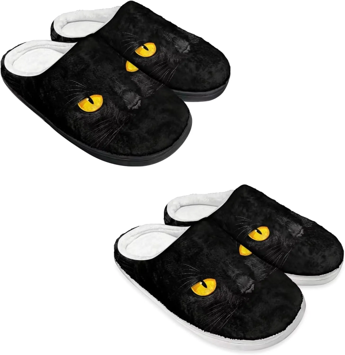 Men's Women's Non-slip Slippers, Flannel Warm Soft Cozy Slippers, House Bedroom Indoor/Outdoor Warm Shoes, Size 2-12