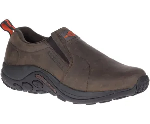 Merrell Work Men's Jungle Moc Leather Slip Resistant Slip-On Shoe