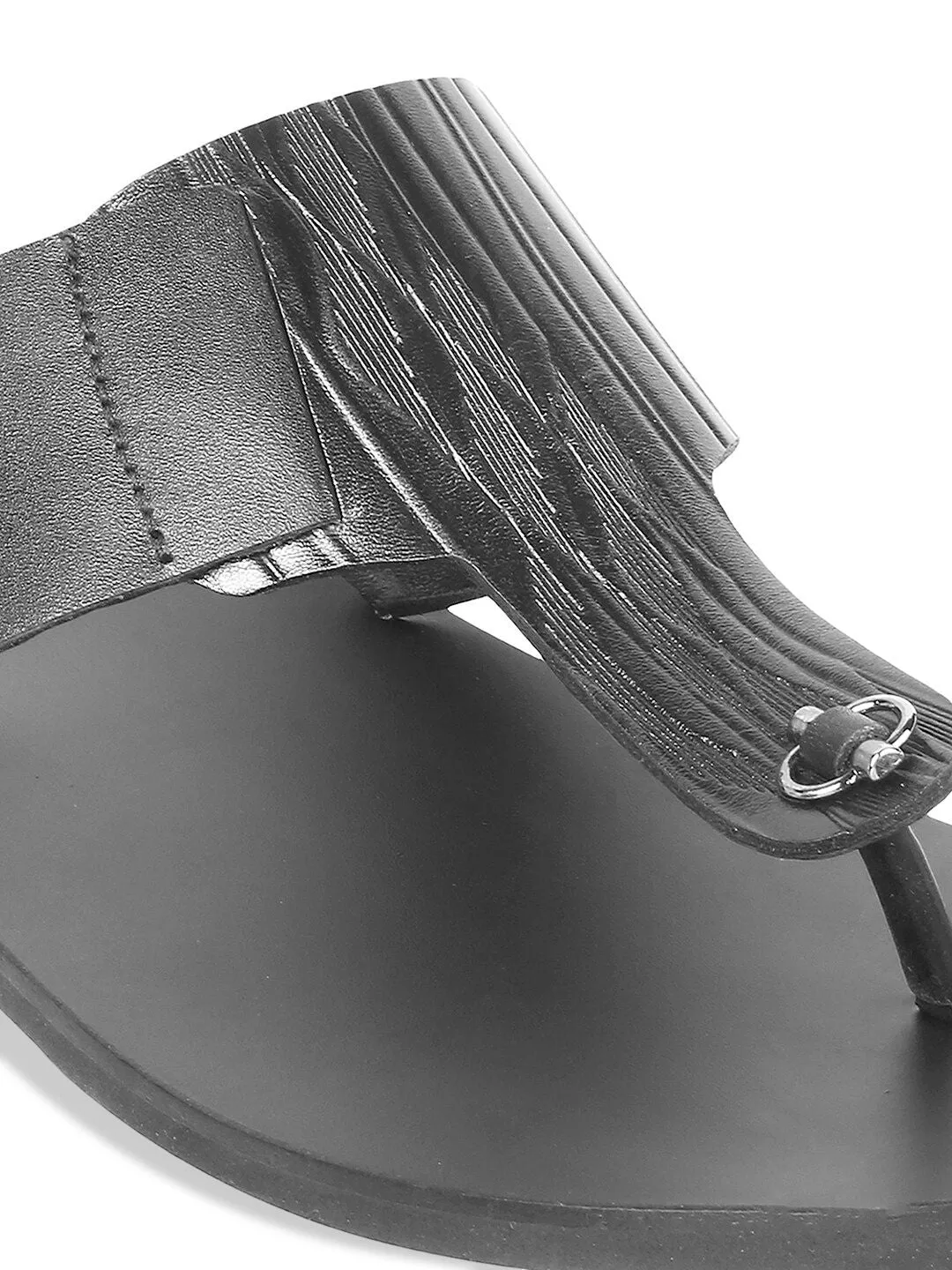 Metro Men Slip-On Leather Comfort Sandals