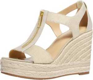 Michael Kors Women's Berkley Mid-Heel Wedge Sandal