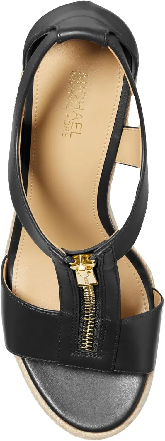 Michael Kors Women's Berkley Mid-Heel Wedge Sandal