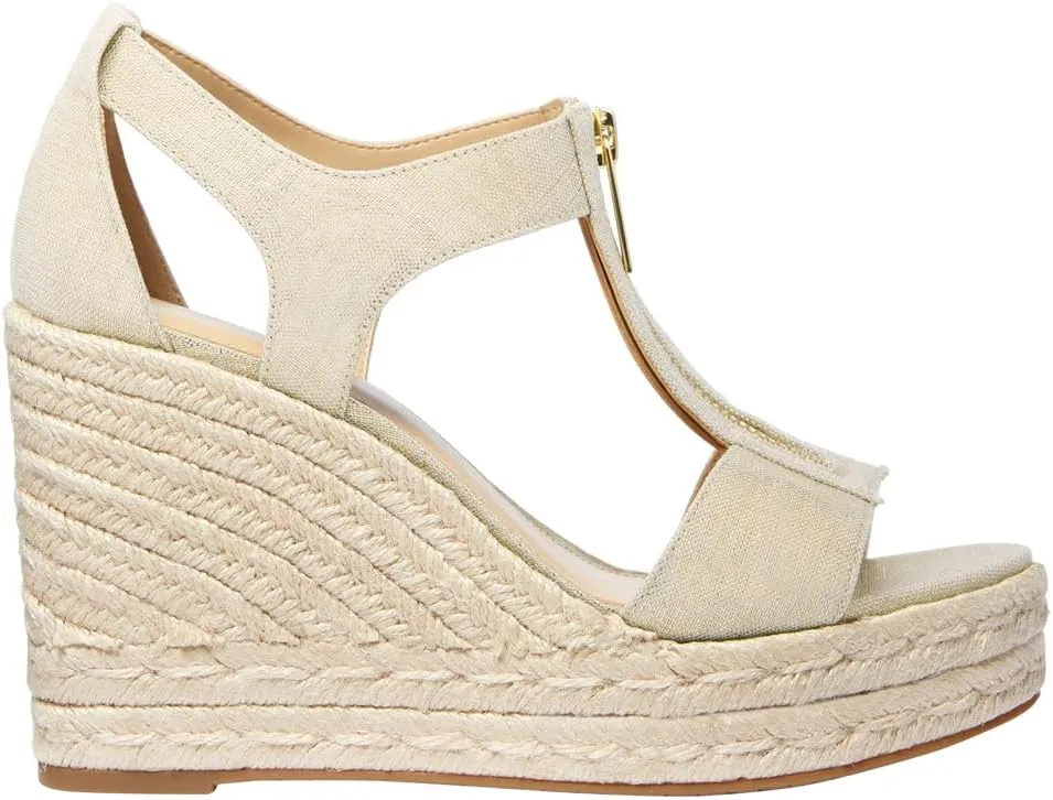 Michael Kors Women's Berkley Mid-Heel Wedge Sandal