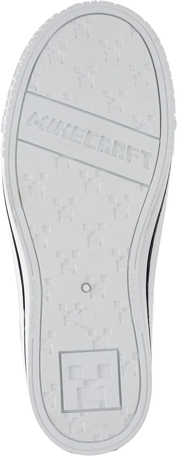 Minecraft Boys Creeper Slip-On Shoes for Little Kids, Sport, Skate, Casual