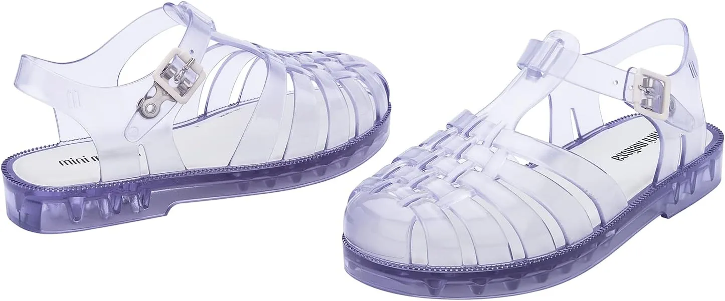 mini melissa Possession Kids Sandal - Comfortable Fisherman Style Kid's Jelly Shoes for Toddlers and Girls, Adjustable Fit