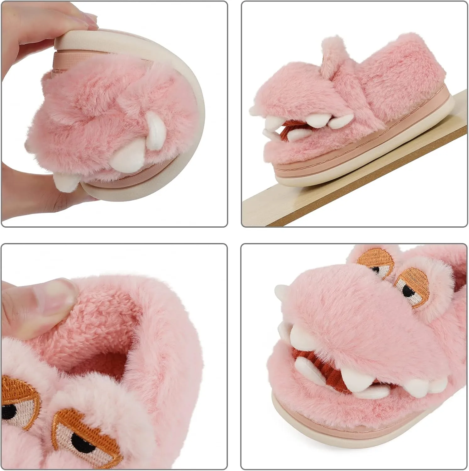 MK MATT KEELY Toddler Girls Bunny Slippers Winter Warm Shoes Rabbit House Soft Slippers